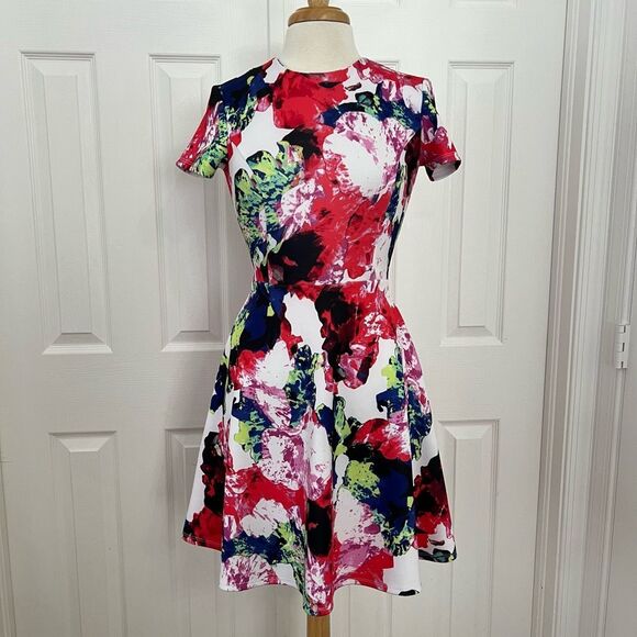 Milly Dresses & Skirts - Milly For Design Nation Womens Rosabella Combo Fit and Flare Scuba Dress Size 2